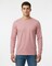 BELLA + CANVA Heather CVC Long Sleeve Crewneck T-Shirt for Layering Style & Custom Print Essential Tee